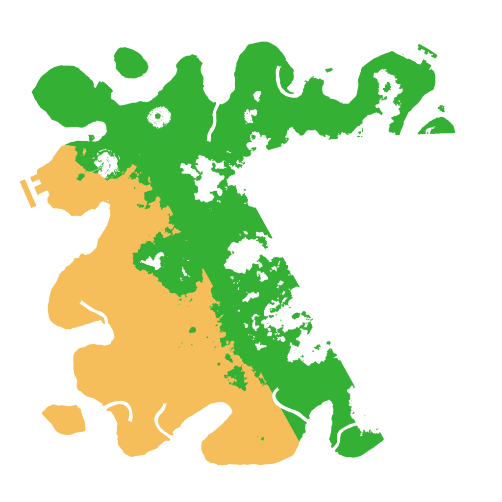 Biome Rust Map: Procedural Map, Size: 3500, Seed: 577497016