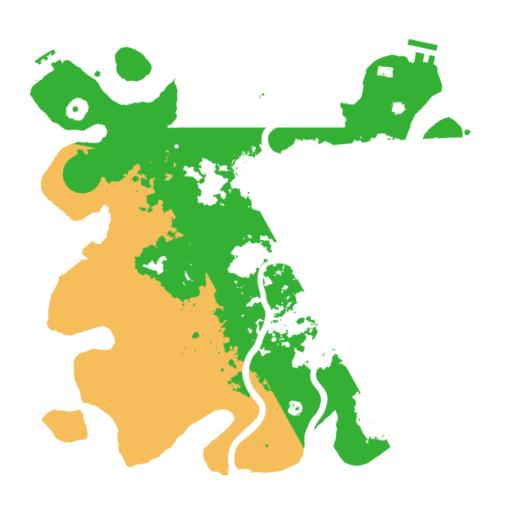 Biome Rust Map: Procedural Map, Size: 3500, Seed: 577497016