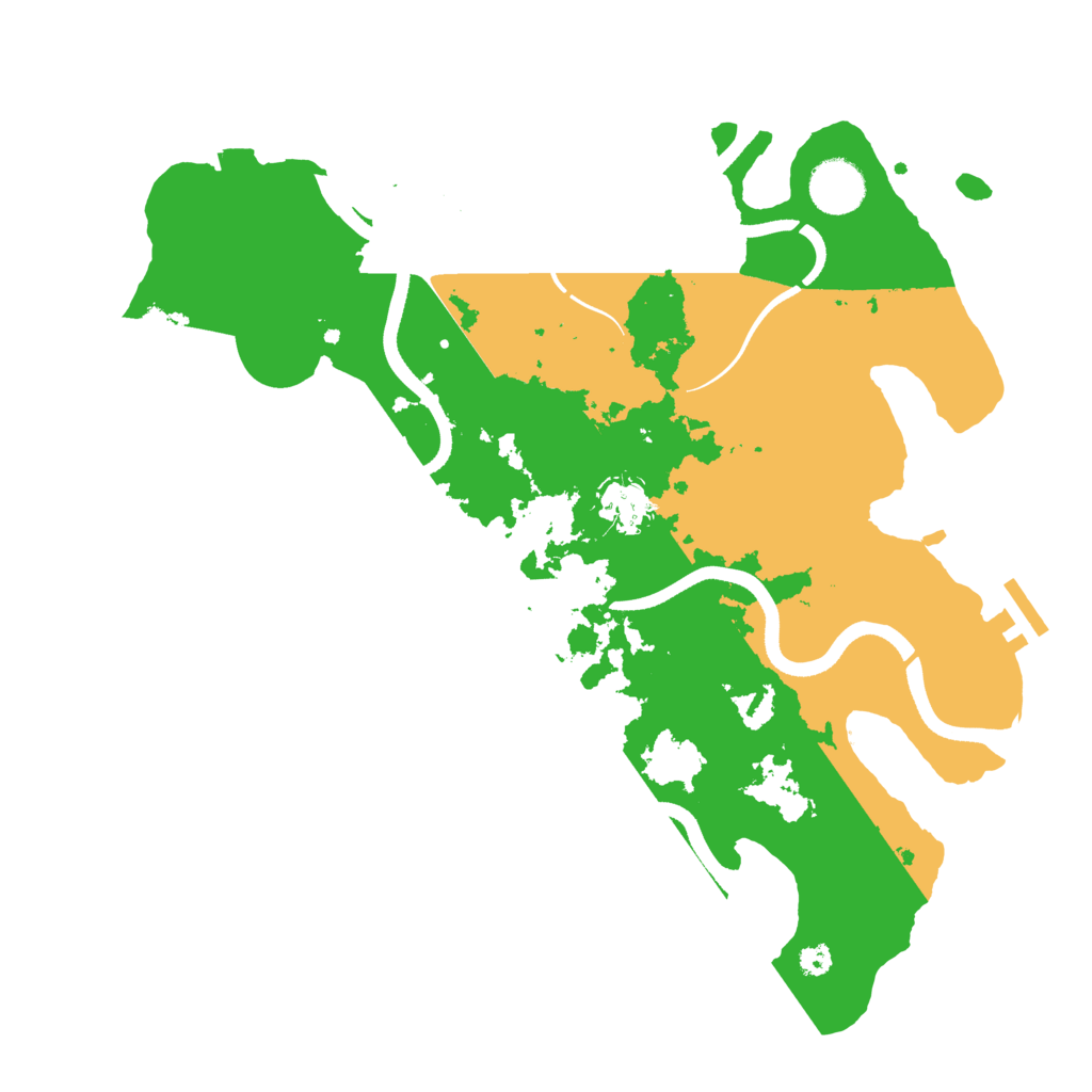 Biome Rust Map: Procedural Map, Size: 3500, Seed: 1172355773