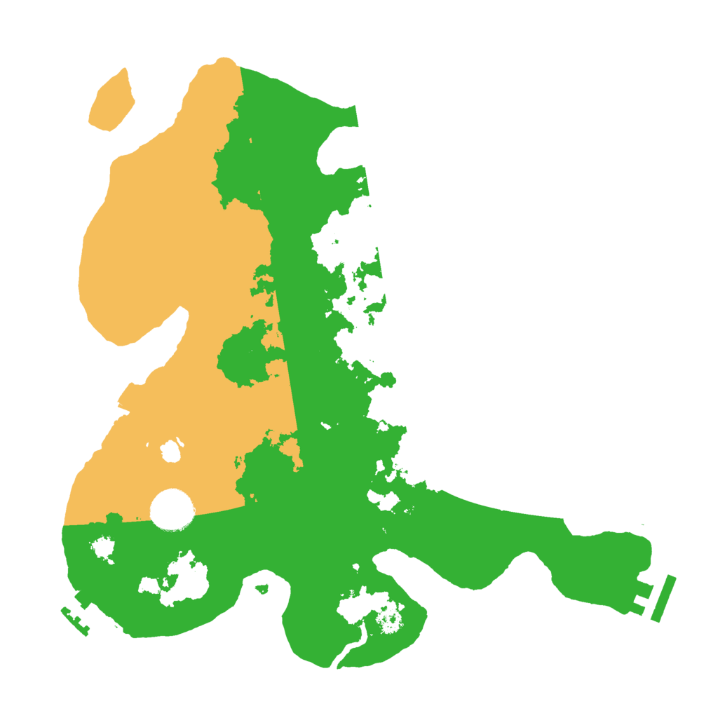 Biome Rust Map: Procedural Map, Size: 3000, Seed: 64153