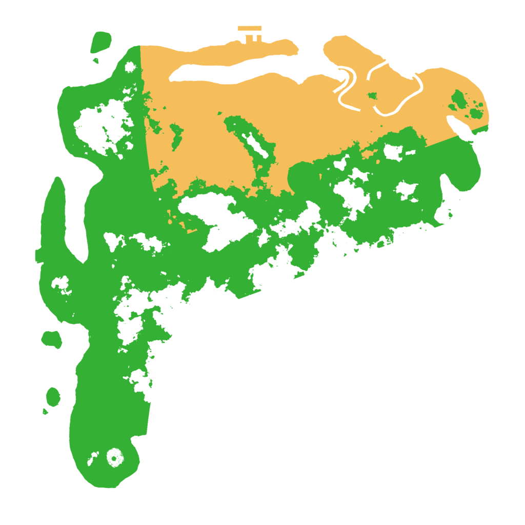 Biome Rust Map: Procedural Map, Size: 4500, Seed: 91709907