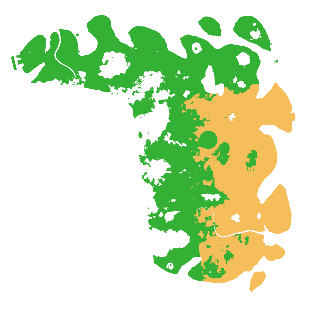 Biome Rust Map: Procedural Map, Size: 4500, Seed: 662348306