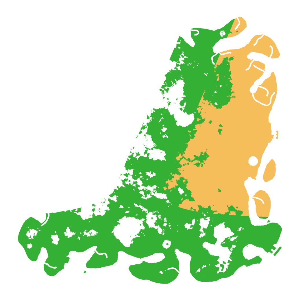 Biome Rust Map: Procedural Map, Size: 5500, Seed: 418