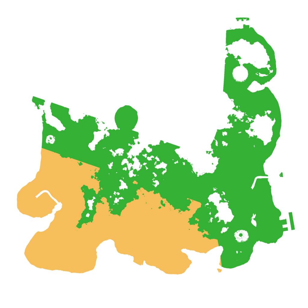 Biome Rust Map: Procedural Map, Size: 3500, Seed: 2166309