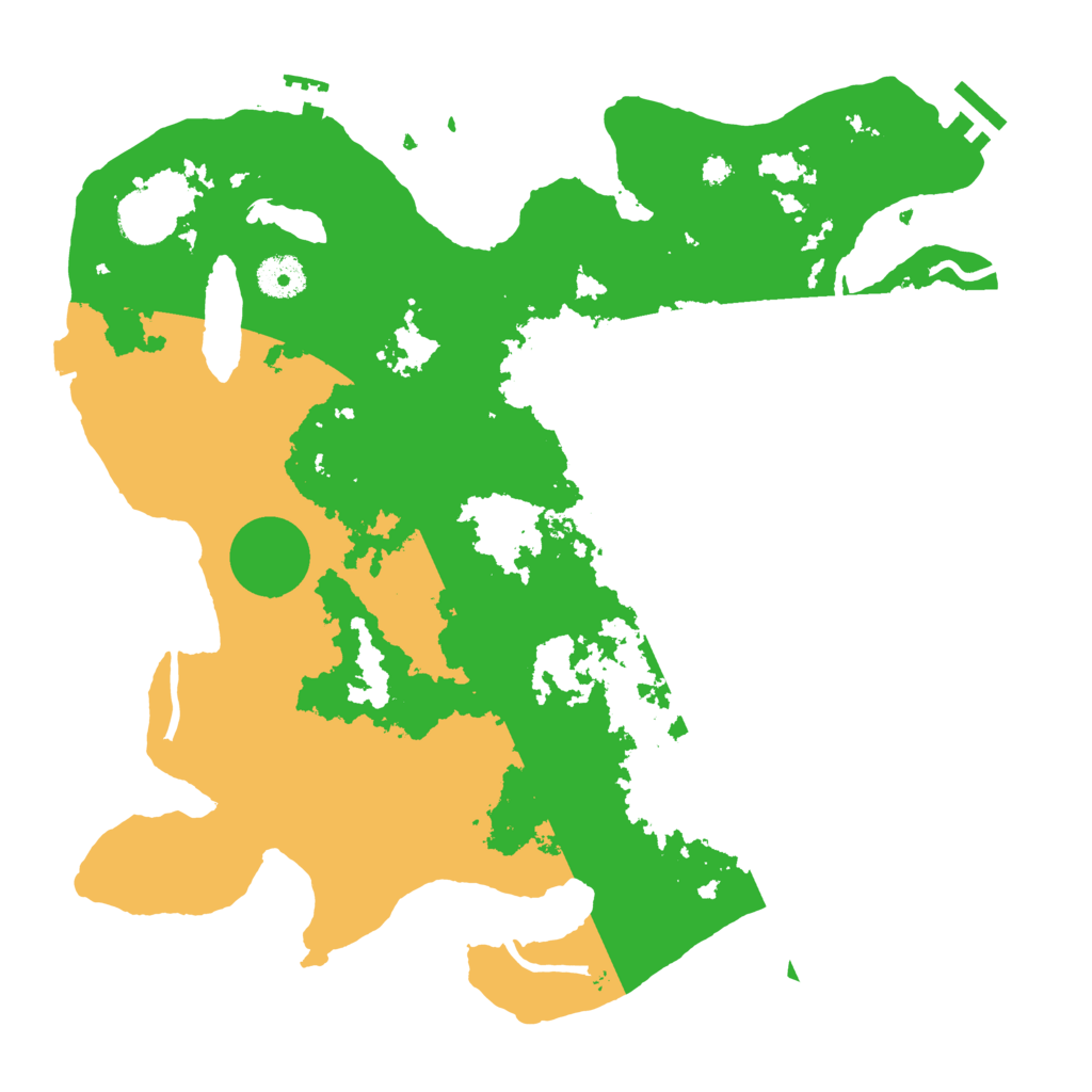 Biome Rust Map: Procedural Map, Size: 3600, Seed: 1759103622