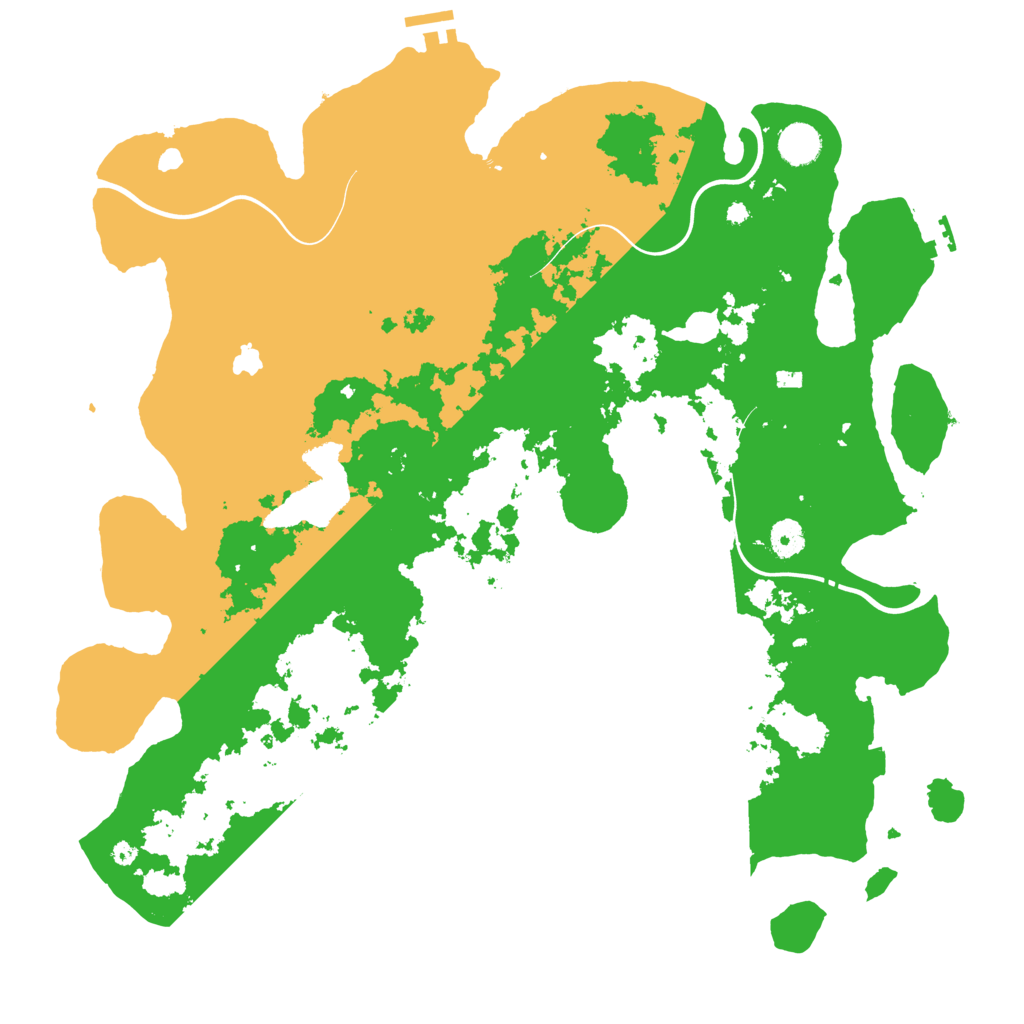 Biome Rust Map: Procedural Map, Size: 4250, Seed: 587645632