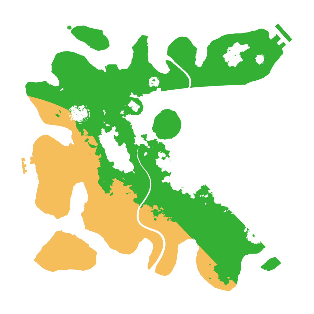 Biome Rust Map: Procedural Map, Size: 3000, Seed: 676590558