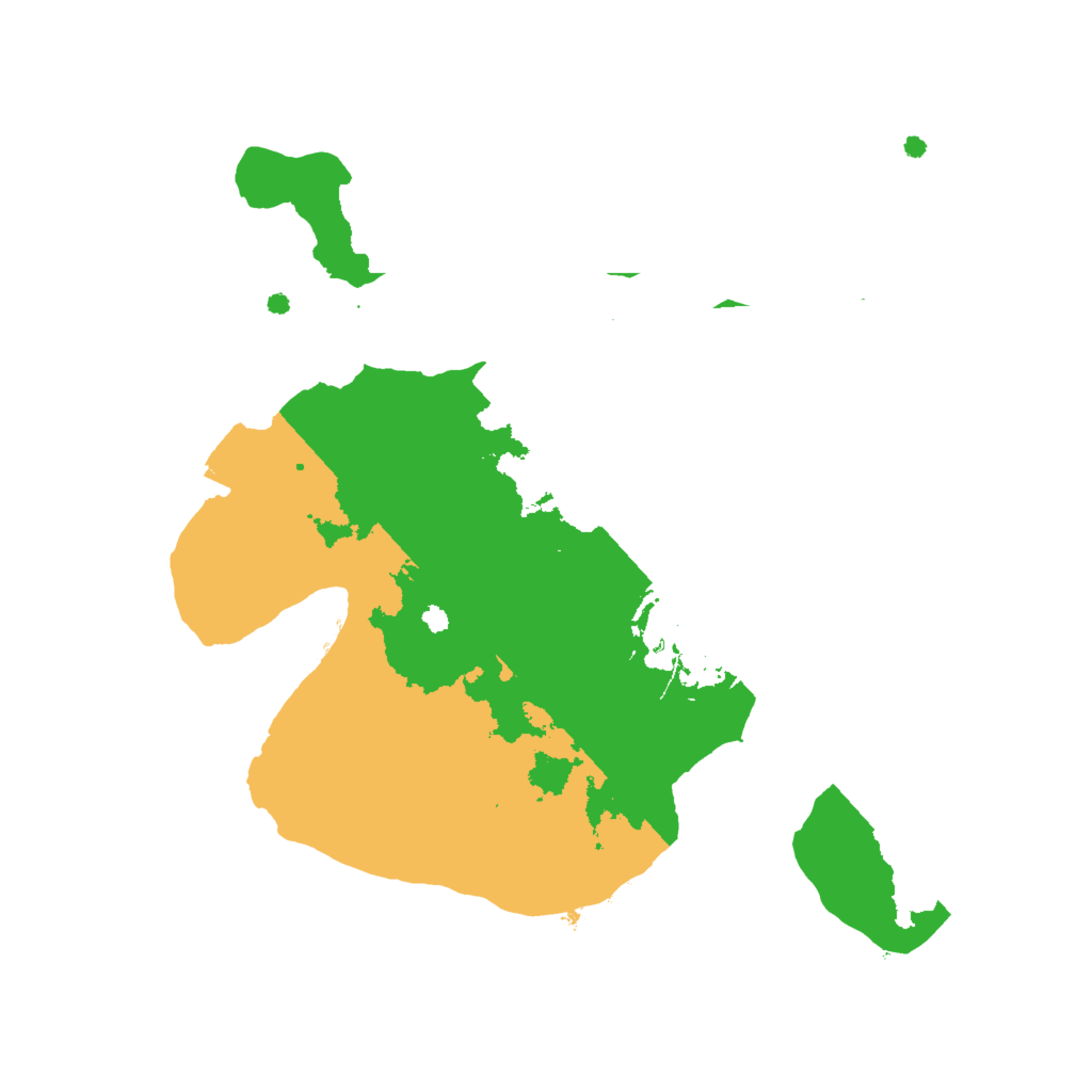 Biome Rust Map: Procedural Map, Size: 2000, Seed: 72265353