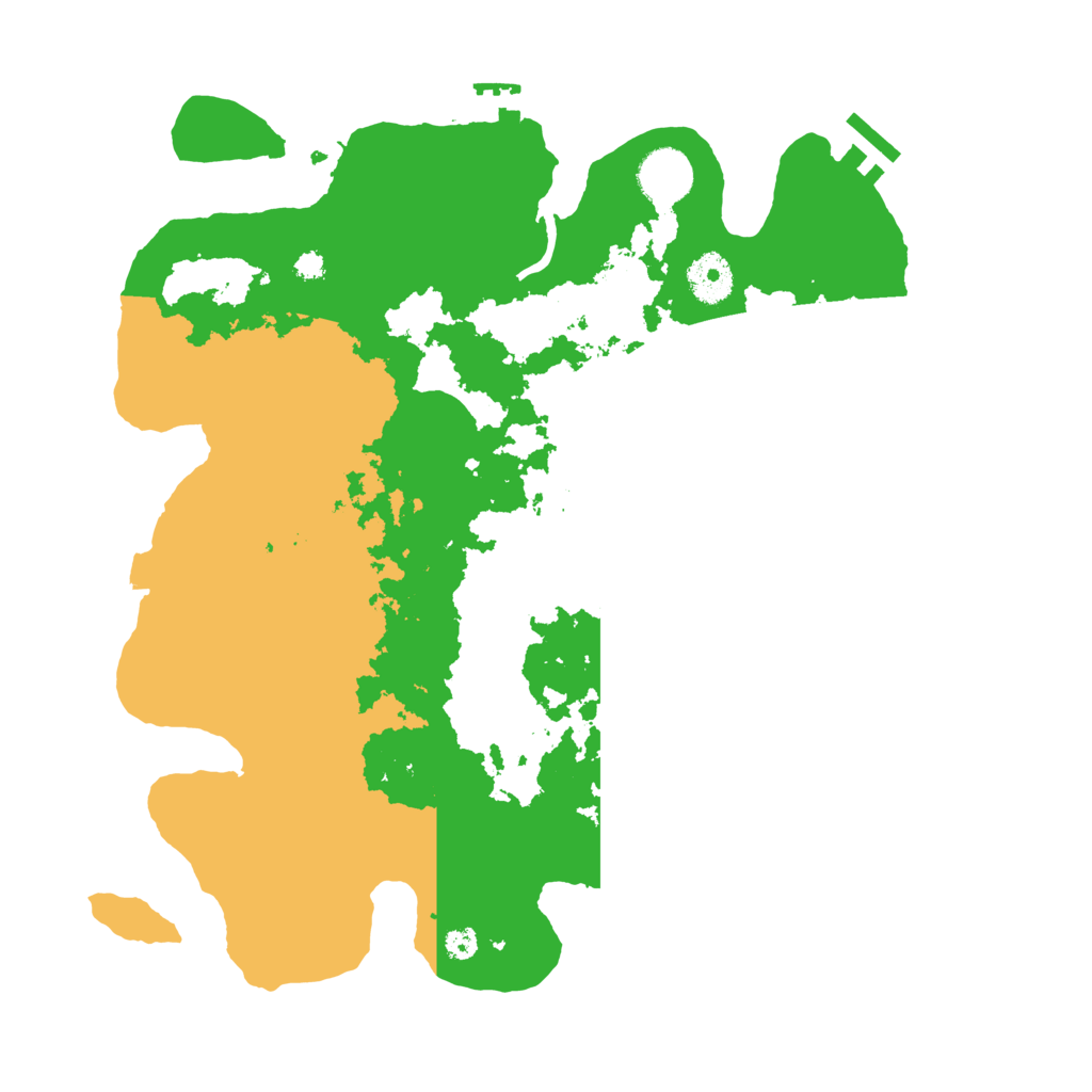 Biome Rust Map: Procedural Map, Size: 3500, Seed: 374561084