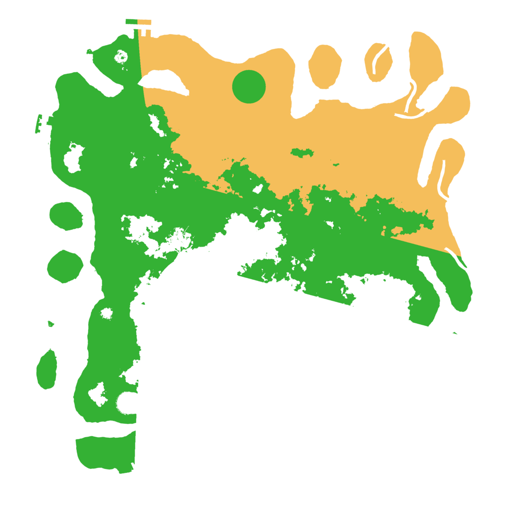 Biome Rust Map: Procedural Map, Size: 4000, Seed: 136378475