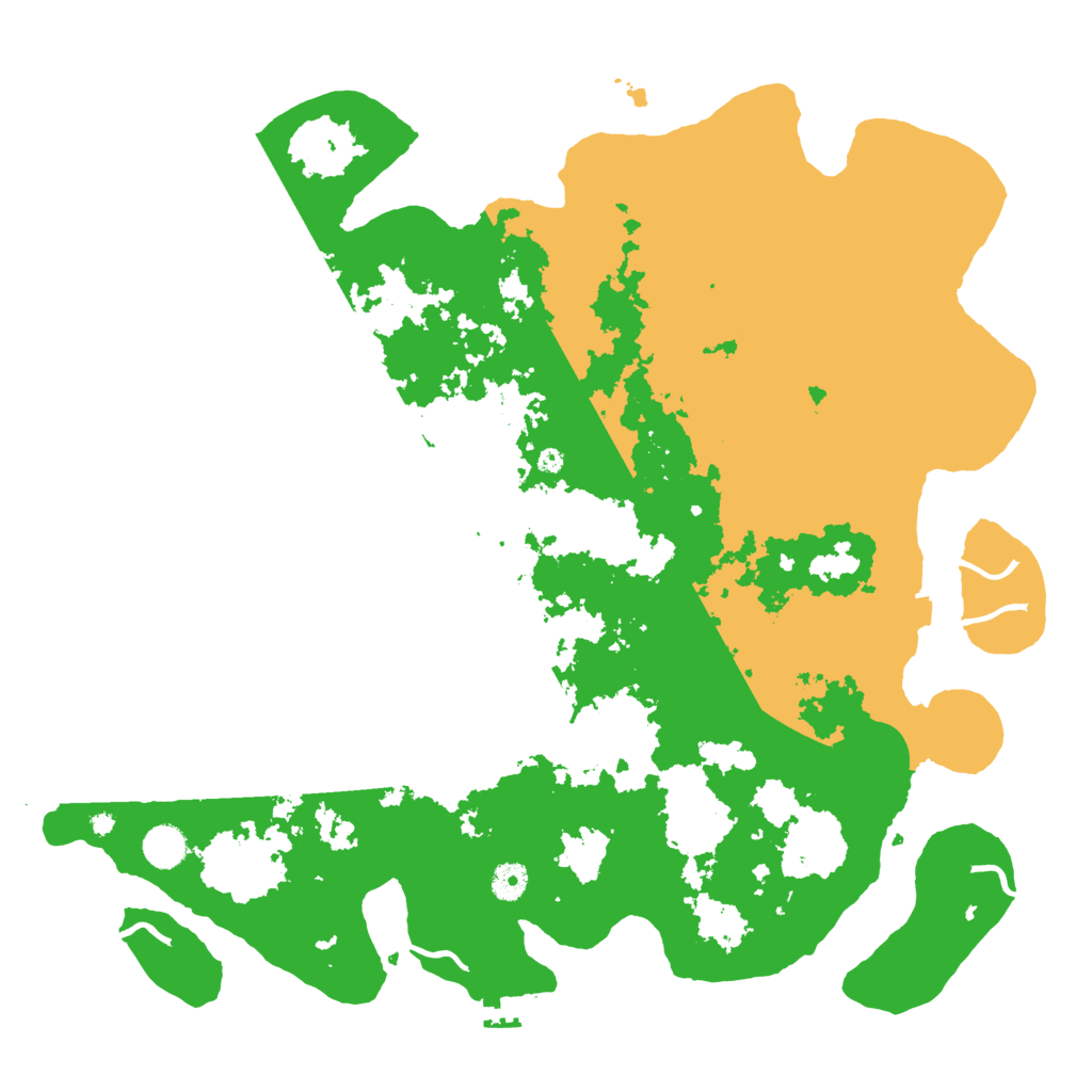 Biome Rust Map: Procedural Map, Size: 4400, Seed: 50001