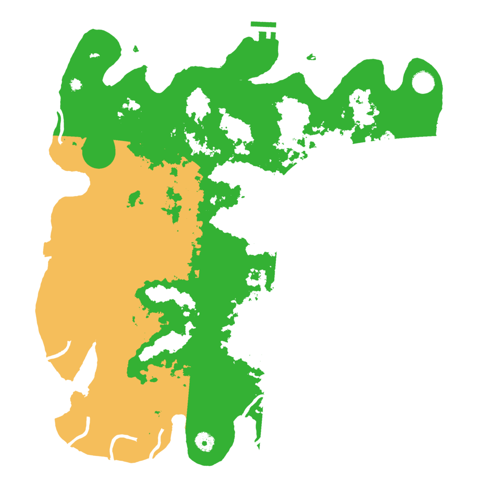 Biome Rust Map: Procedural Map, Size: 4000, Seed: 16270