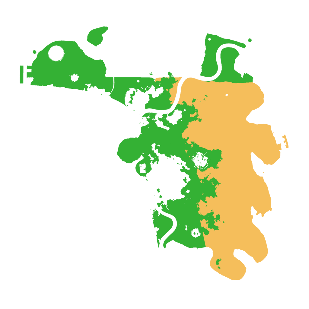 Biome Rust Map: Procedural Map, Size: 3500, Seed: 779699744