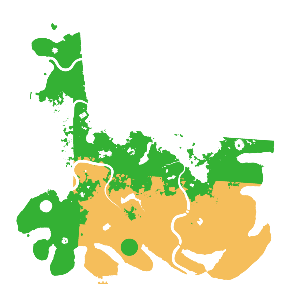 Biome Rust Map: Procedural Map, Size: 4500, Seed: 2091350141