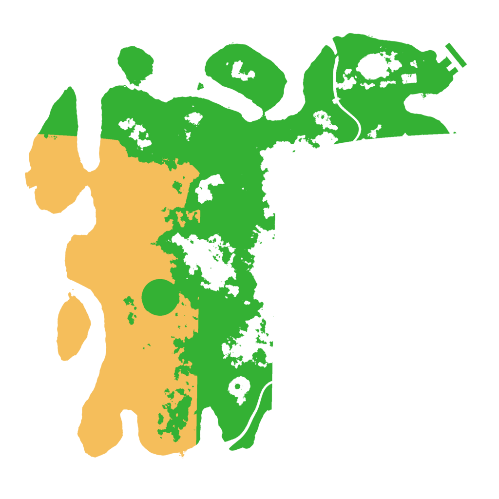 Biome Rust Map: Procedural Map, Size: 3600, Seed: 773587537