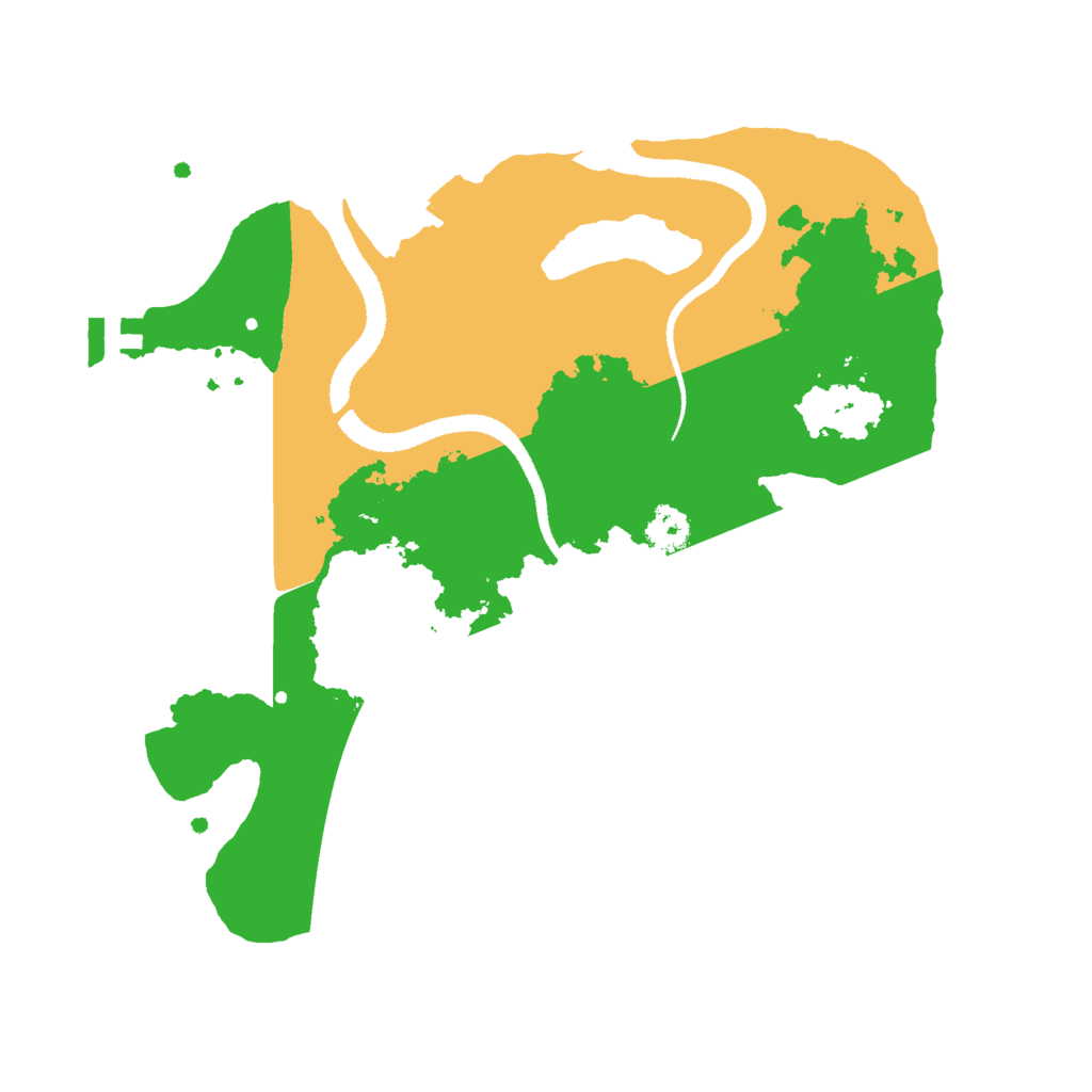 Biome Rust Map: Procedural Map, Size: 2650, Seed: 648897