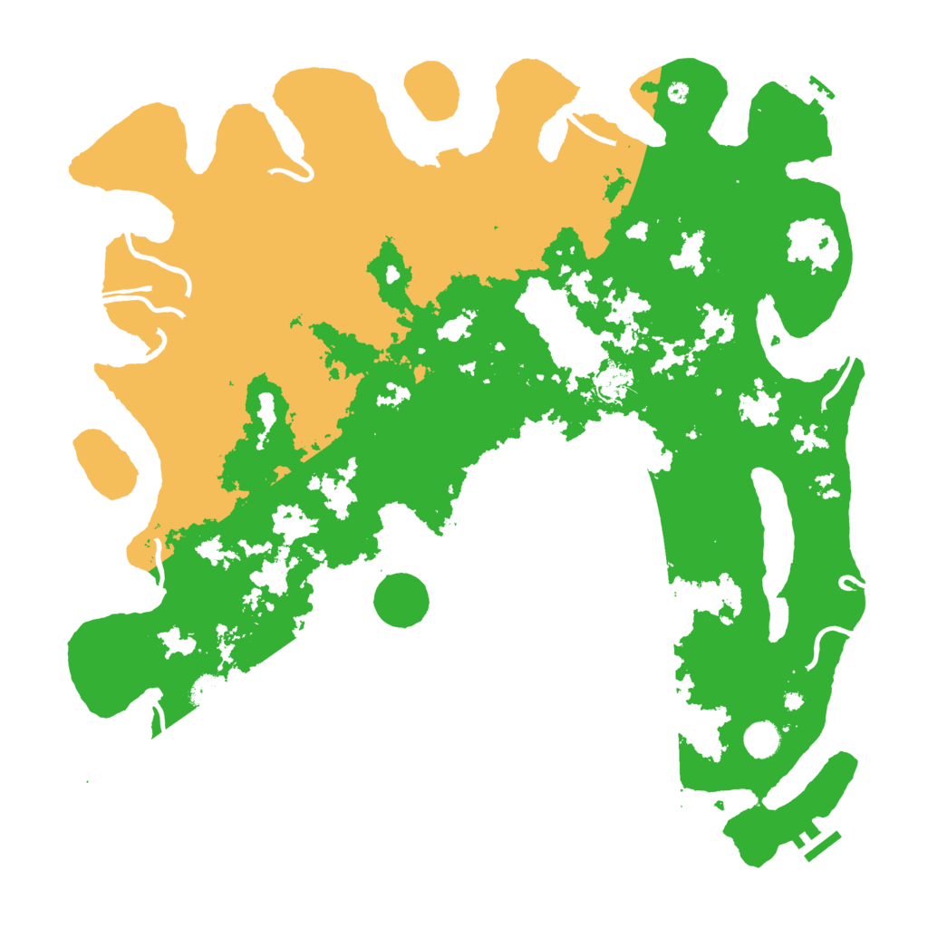 Biome Rust Map: Procedural Map, Size: 4500, Seed: 26685269