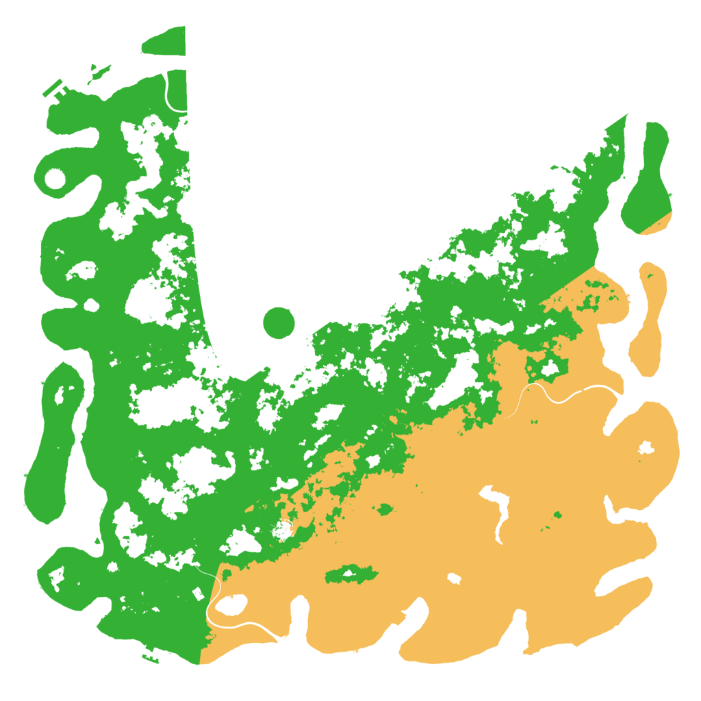 Biome Rust Map: Procedural Map, Size: 6000, Seed: 1967