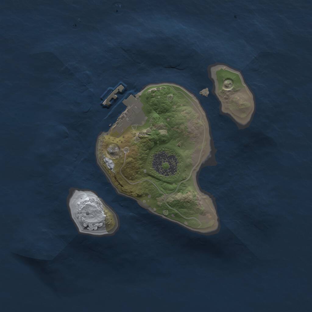 Rust Map: Procedural Map, Size: 1800, Seed: 319127940, 2 Monuments