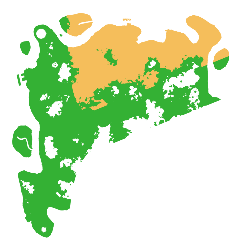 Biome Rust Map: Procedural Map, Size: 4500, Seed: 565189