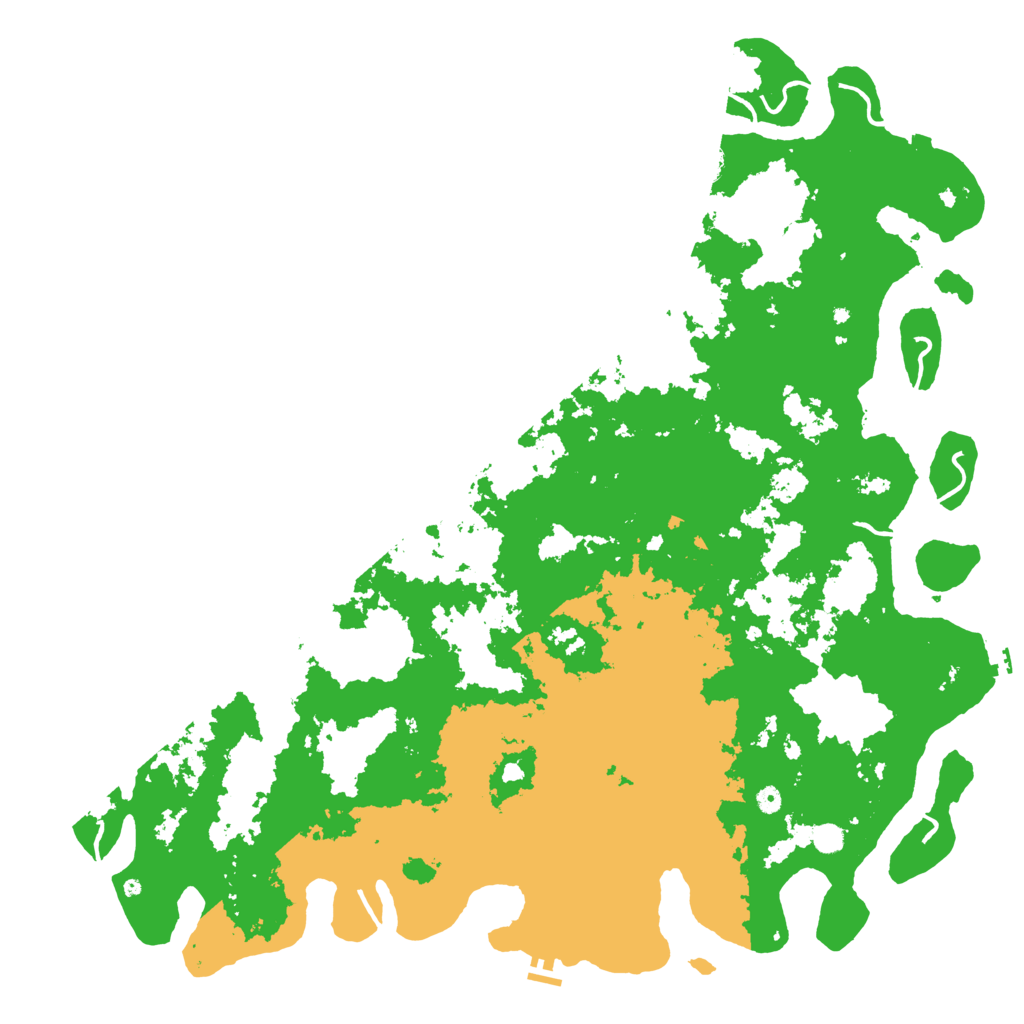 Biome Rust Map: Procedural Map, Size: 6000, Seed: 3678945