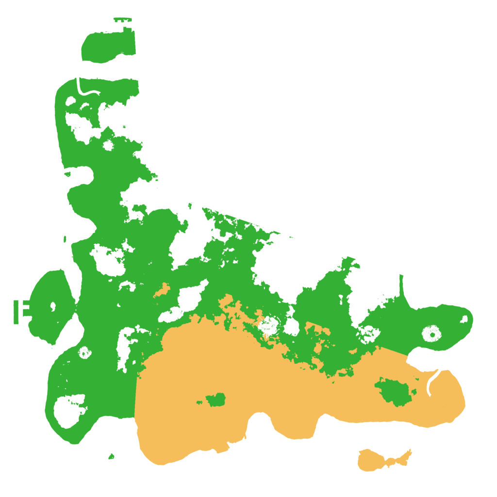 Biome Rust Map: Procedural Map, Size: 4200, Seed: 960442741