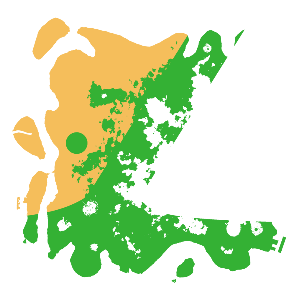 Biome Rust Map: Procedural Map, Size: 3700, Seed: 358913939