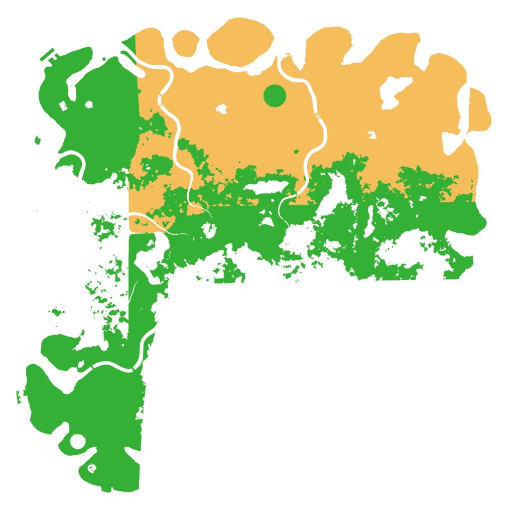 Biome Rust Map: Procedural Map, Size: 6000, Seed: 2045761286