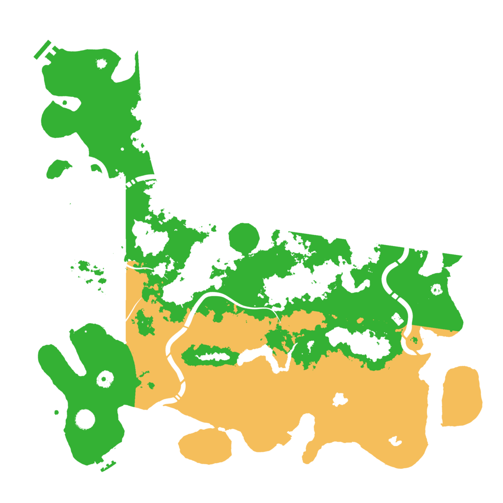 Biome Rust Map: Procedural Map, Size: 4500, Seed: 1908025267