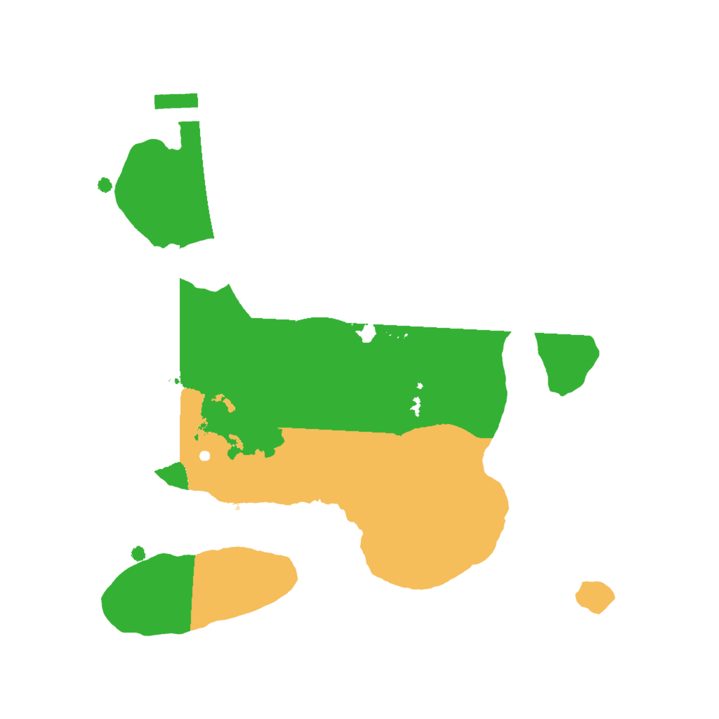 Biome Rust Map: Procedural Map, Size: 2000, Seed: 235451