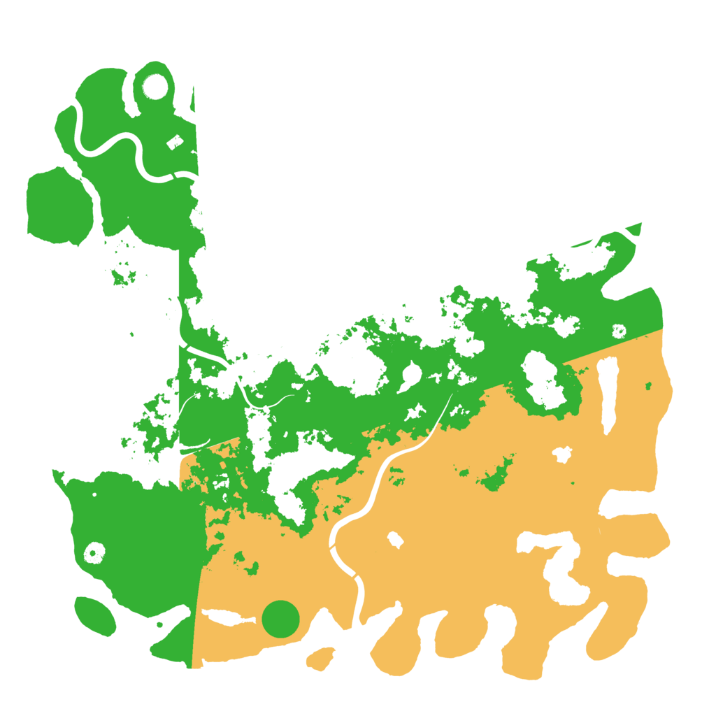 Biome Rust Map: Procedural Map, Size: 5000, Seed: 50151