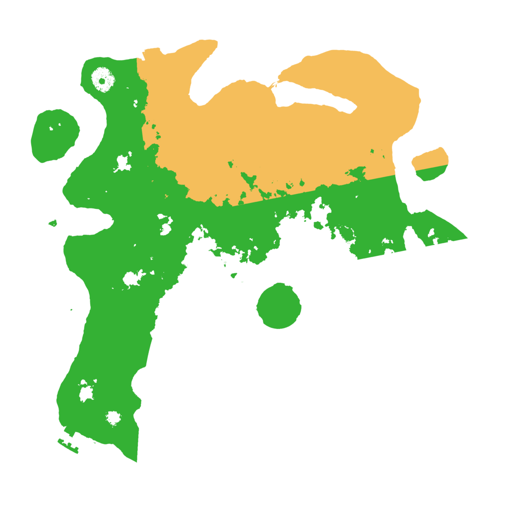 Biome Rust Map: Procedural Map, Size: 3300, Seed: 839675587