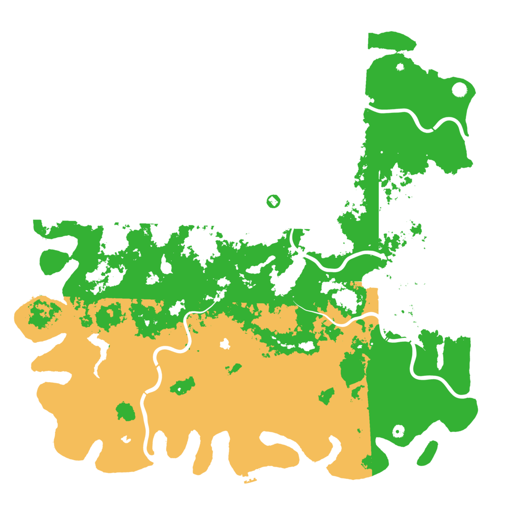 Biome Rust Map: Procedural Map, Size: 6000, Seed: 1749097396