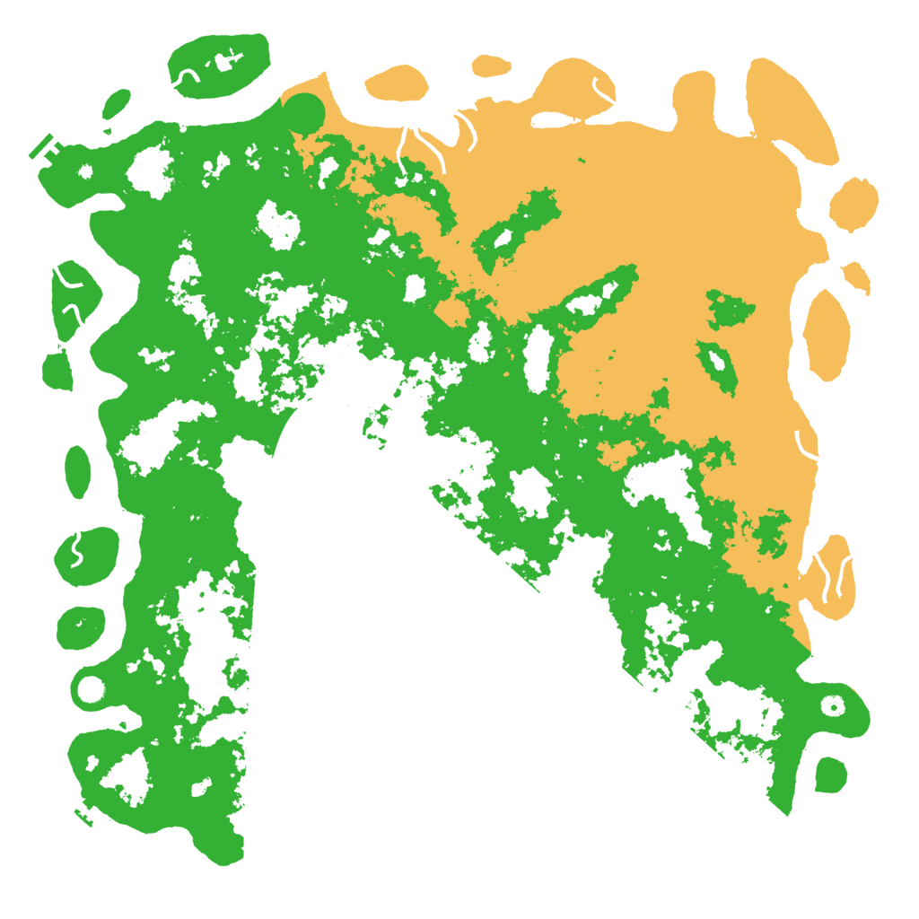 Biome Rust Map: Procedural Map, Size: 6000, Seed: 785646