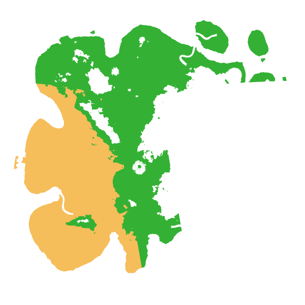 Biome Rust Map: Procedural Map, Size: 3500, Seed: 1446220491