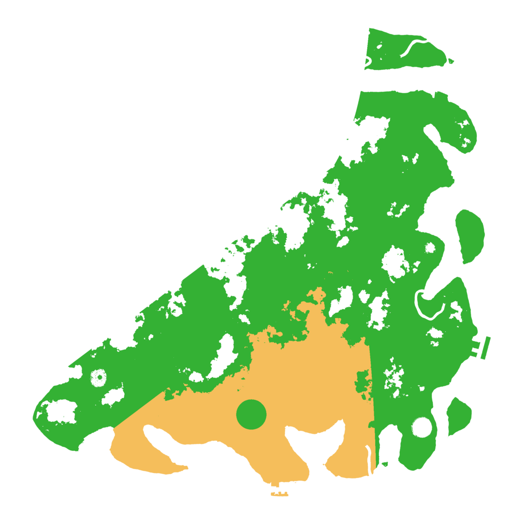 Biome Rust Map: Procedural Map, Size: 4500, Seed: 165470736