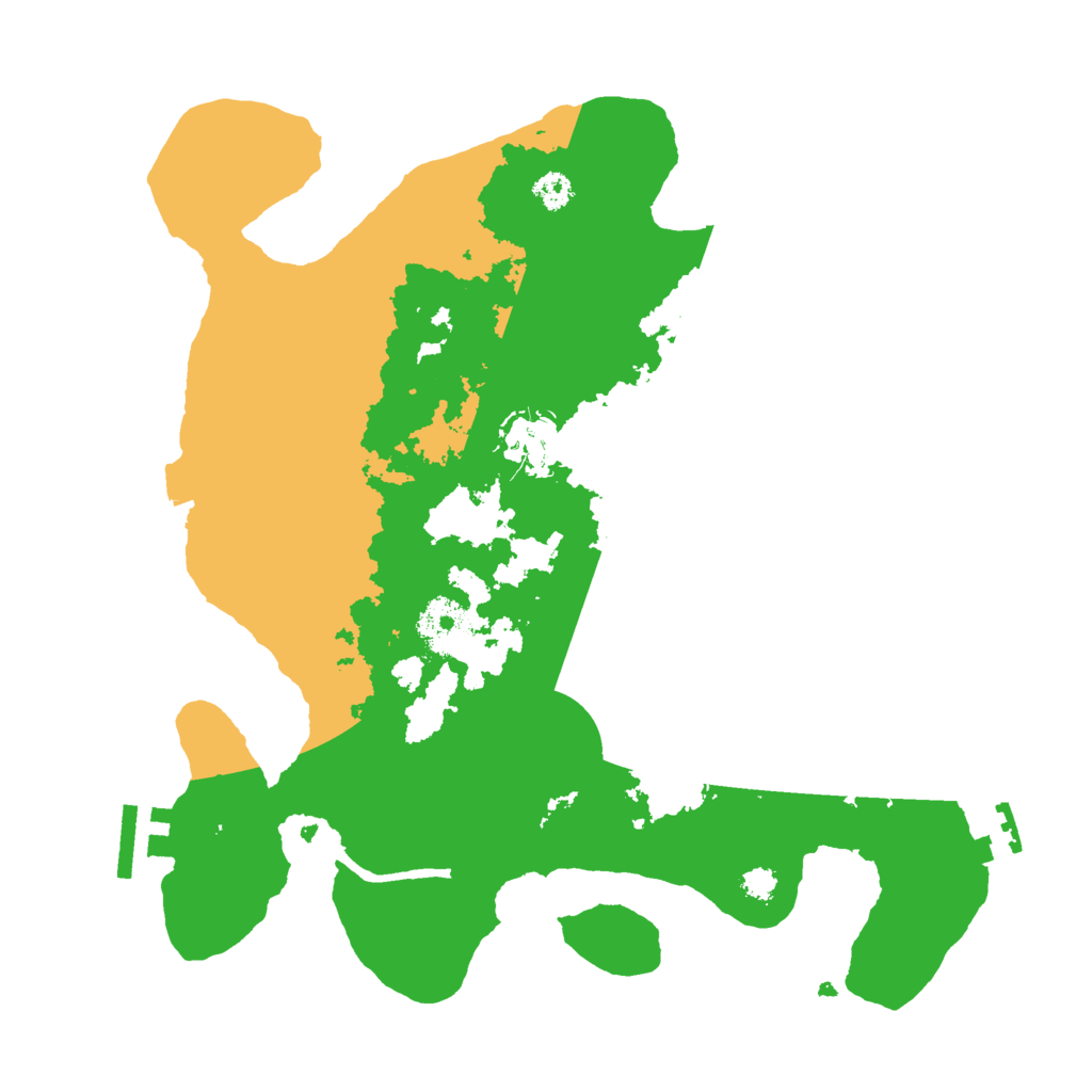 Biome Rust Map: Procedural Map, Size: 3000, Seed: 57370403