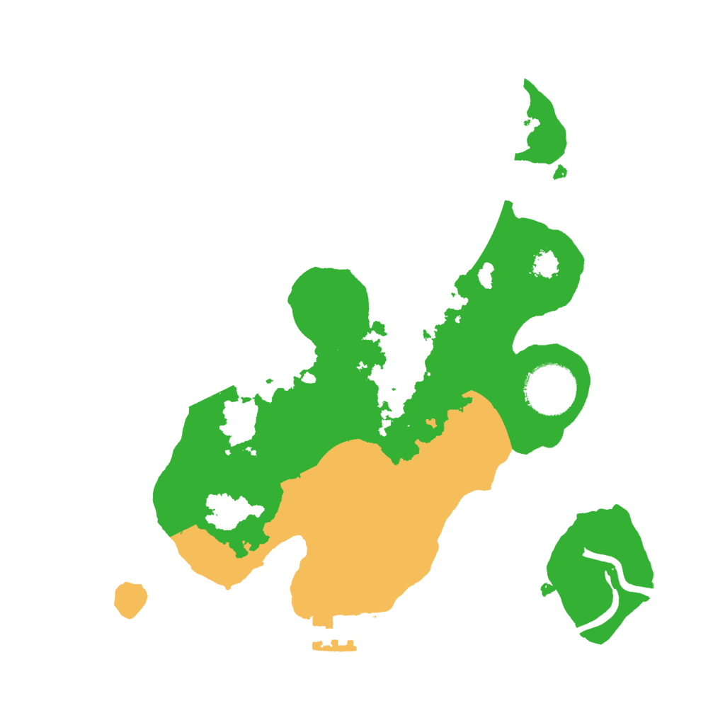 Biome Rust Map: Procedural Map, Size: 2500, Seed: 1297156867