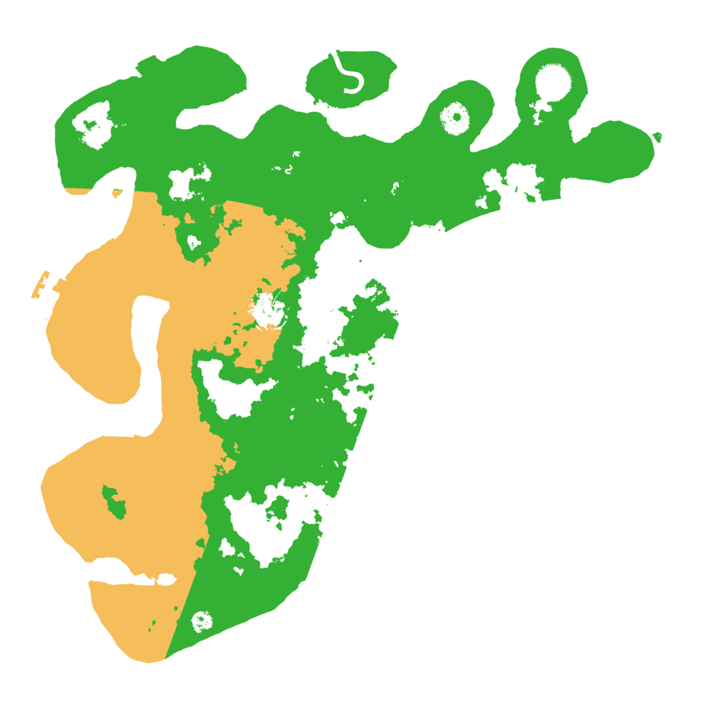 Biome Rust Map: Procedural Map, Size: 3500, Seed: 1882790355