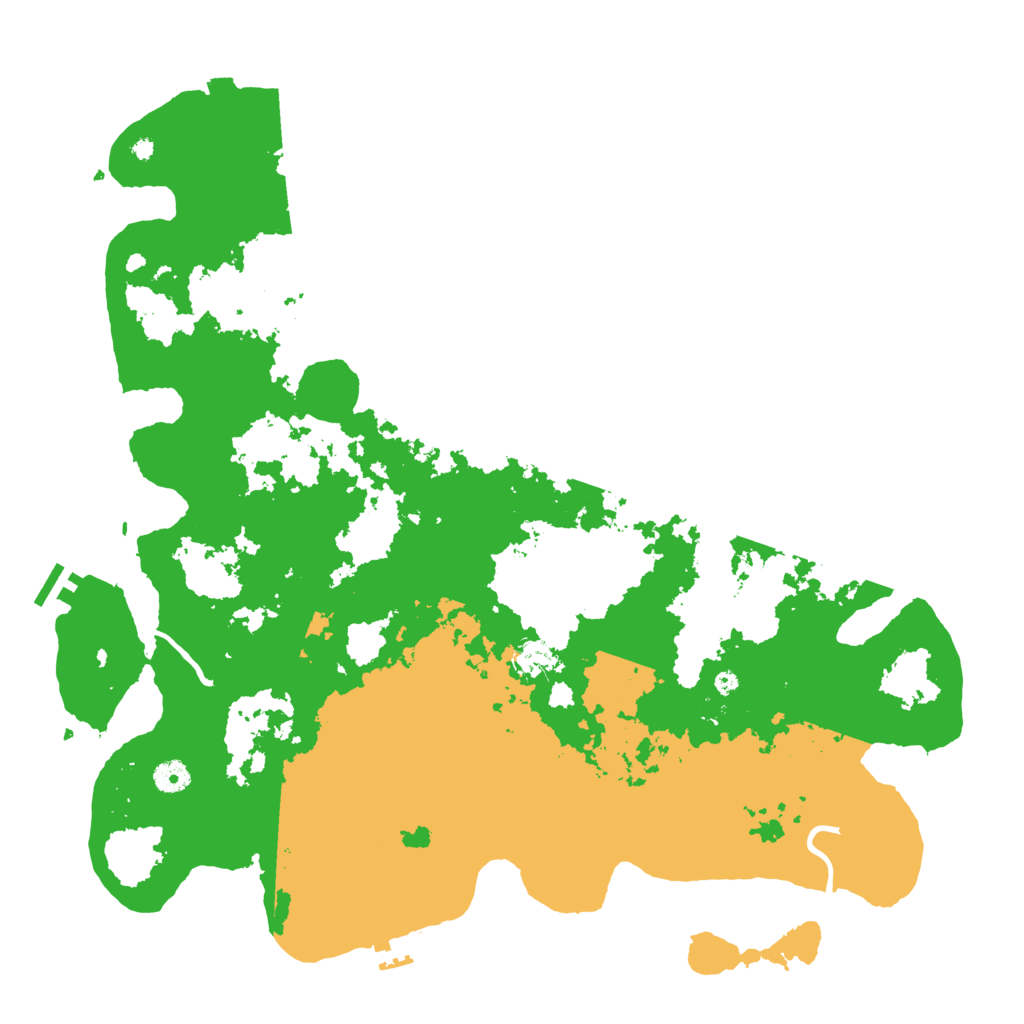 Biome Rust Map: Procedural Map, Size: 4500, Seed: 960442741