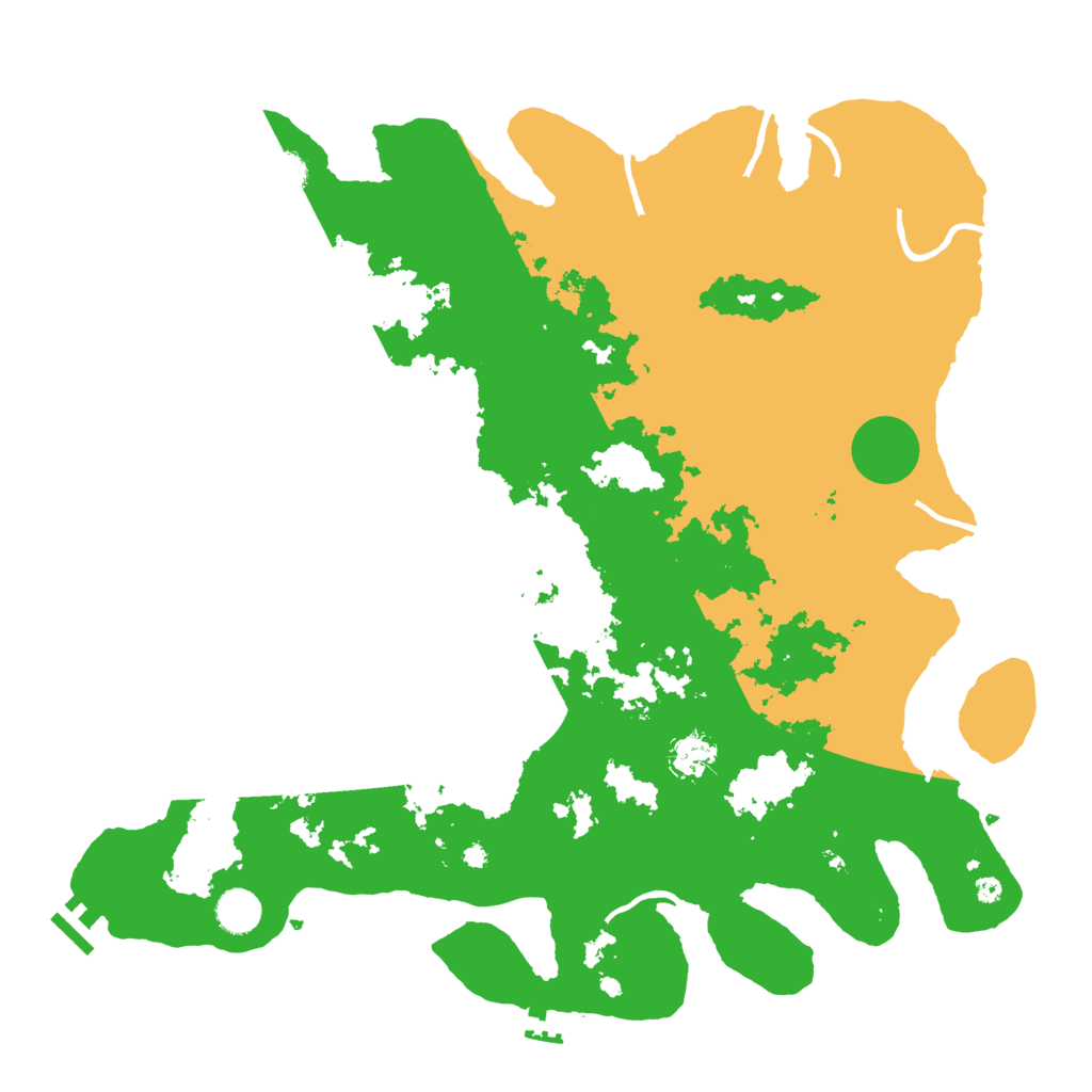 Biome Rust Map: Procedural Map, Size: 4250, Seed: 110546541