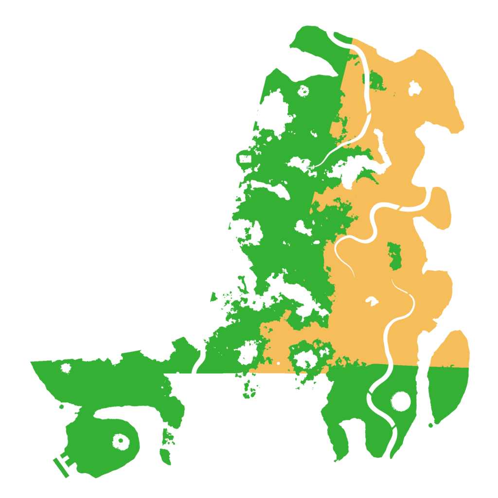 Biome Rust Map: Procedural Map, Size: 4500, Seed: 1847525526