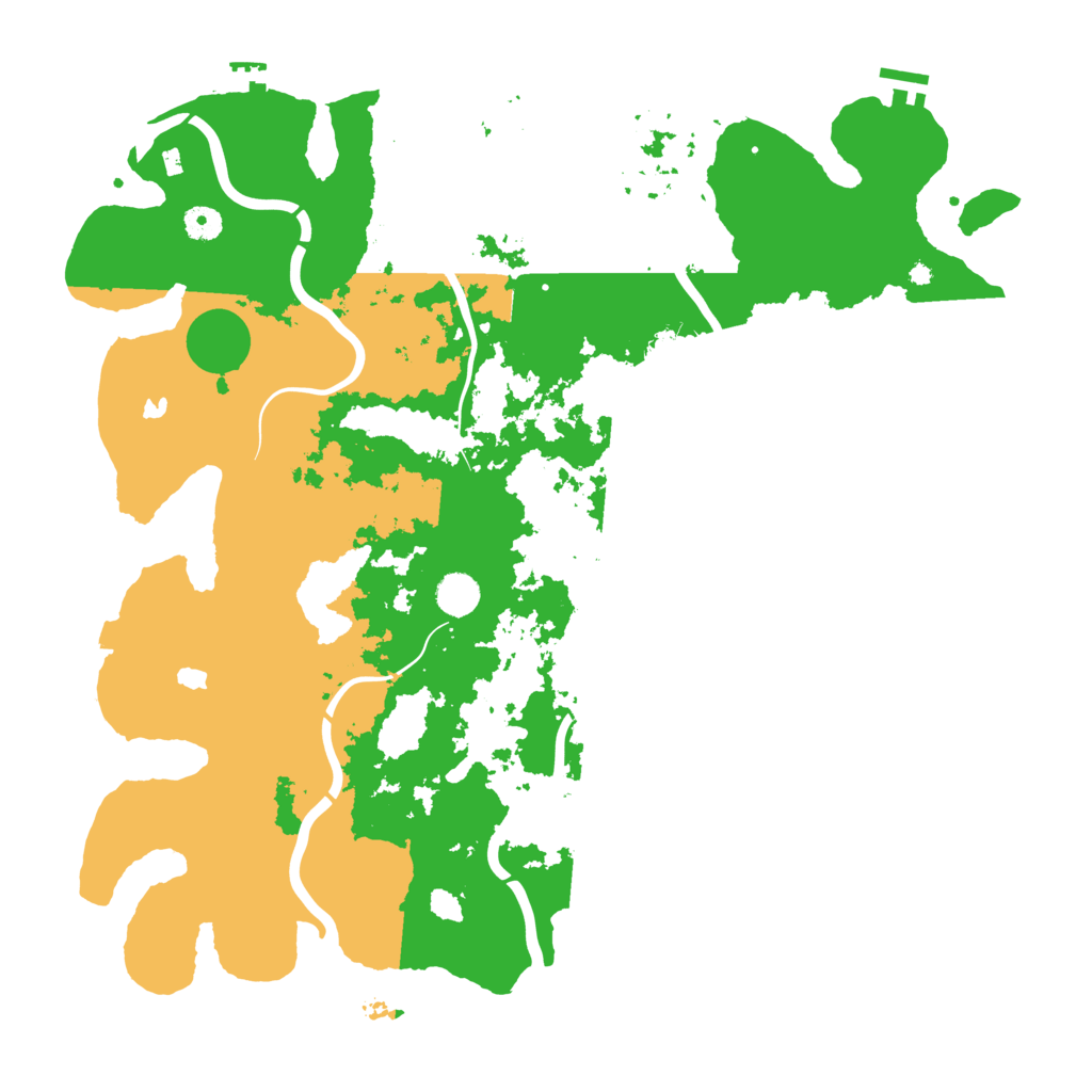 Biome Rust Map: Procedural Map, Size: 4500, Seed: 5643578