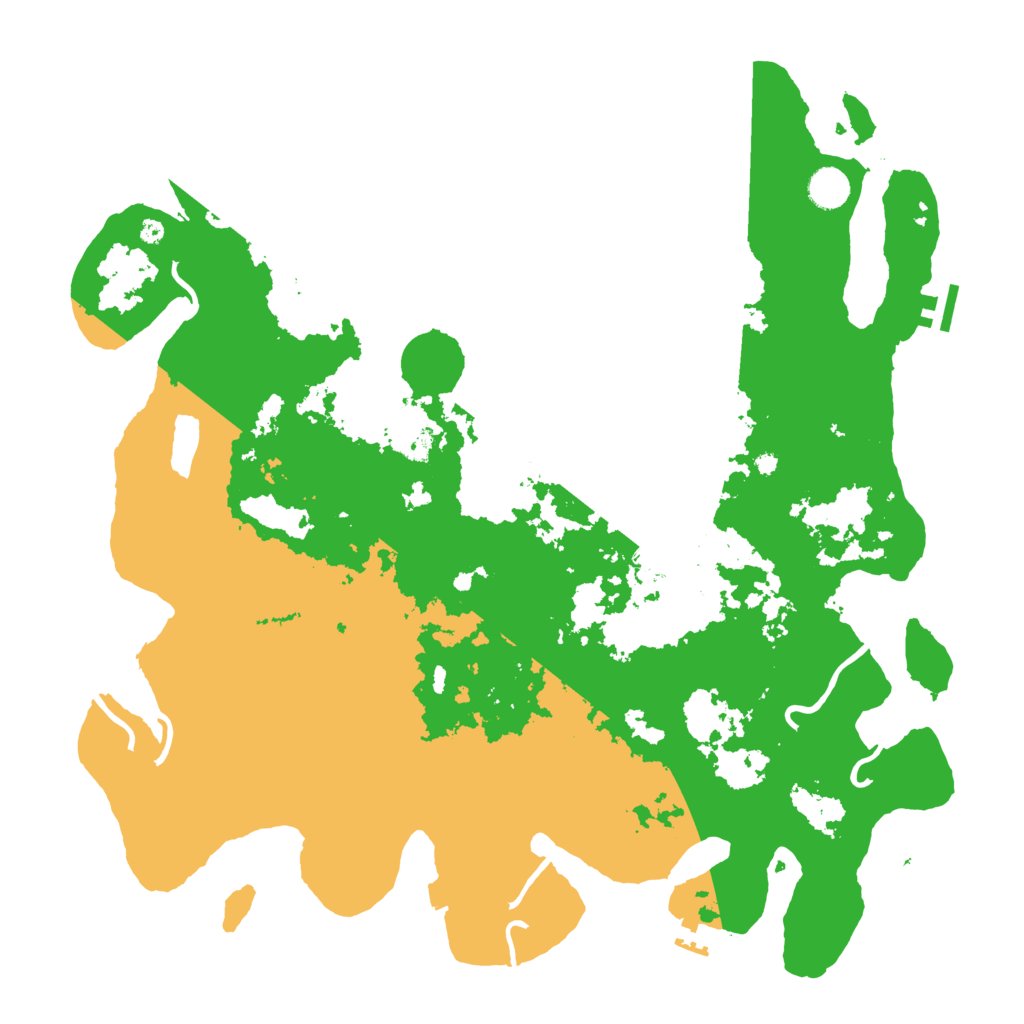 Biome Rust Map: Procedural Map, Size: 4350, Seed: 1361708708