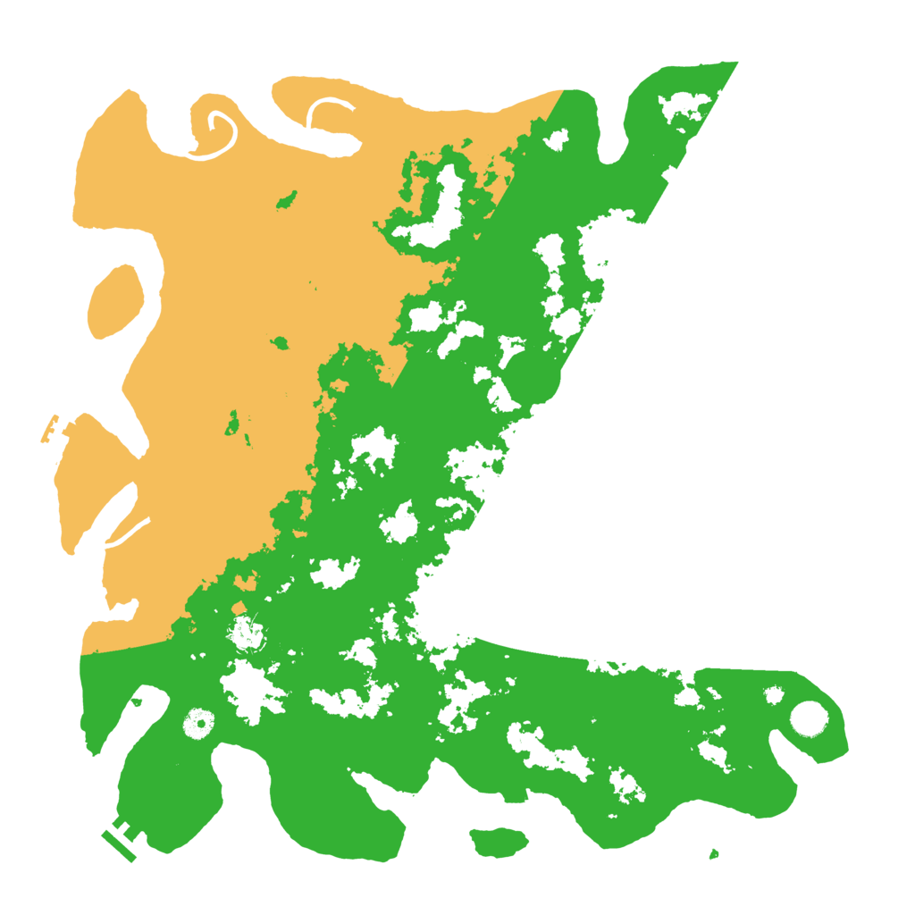 Biome Rust Map: Procedural Map, Size: 4500, Seed: 424512445