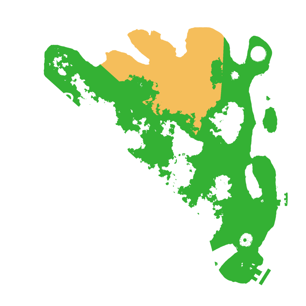 Biome Rust Map: Procedural Map, Size: 3500, Seed: 3420045