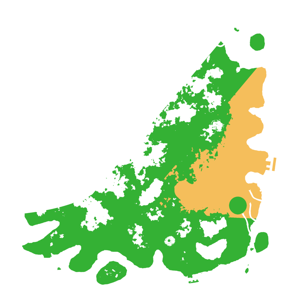 Biome Rust Map: Procedural Map, Size: 4500, Seed: 24447878
