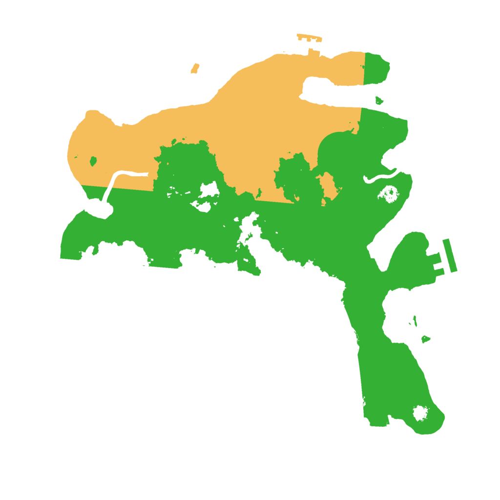 Biome Rust Map: Procedural Map, Size: 3000, Seed: 7002