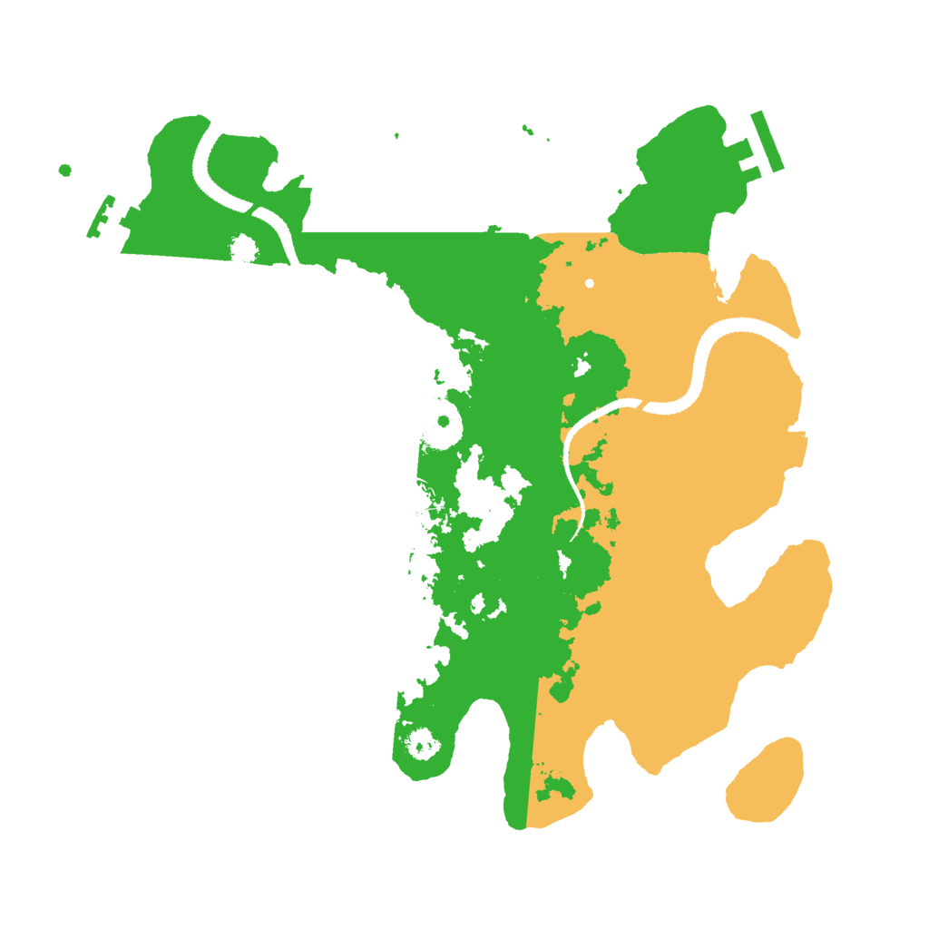 Biome Rust Map: Procedural Map, Size: 3000, Seed: 585663170