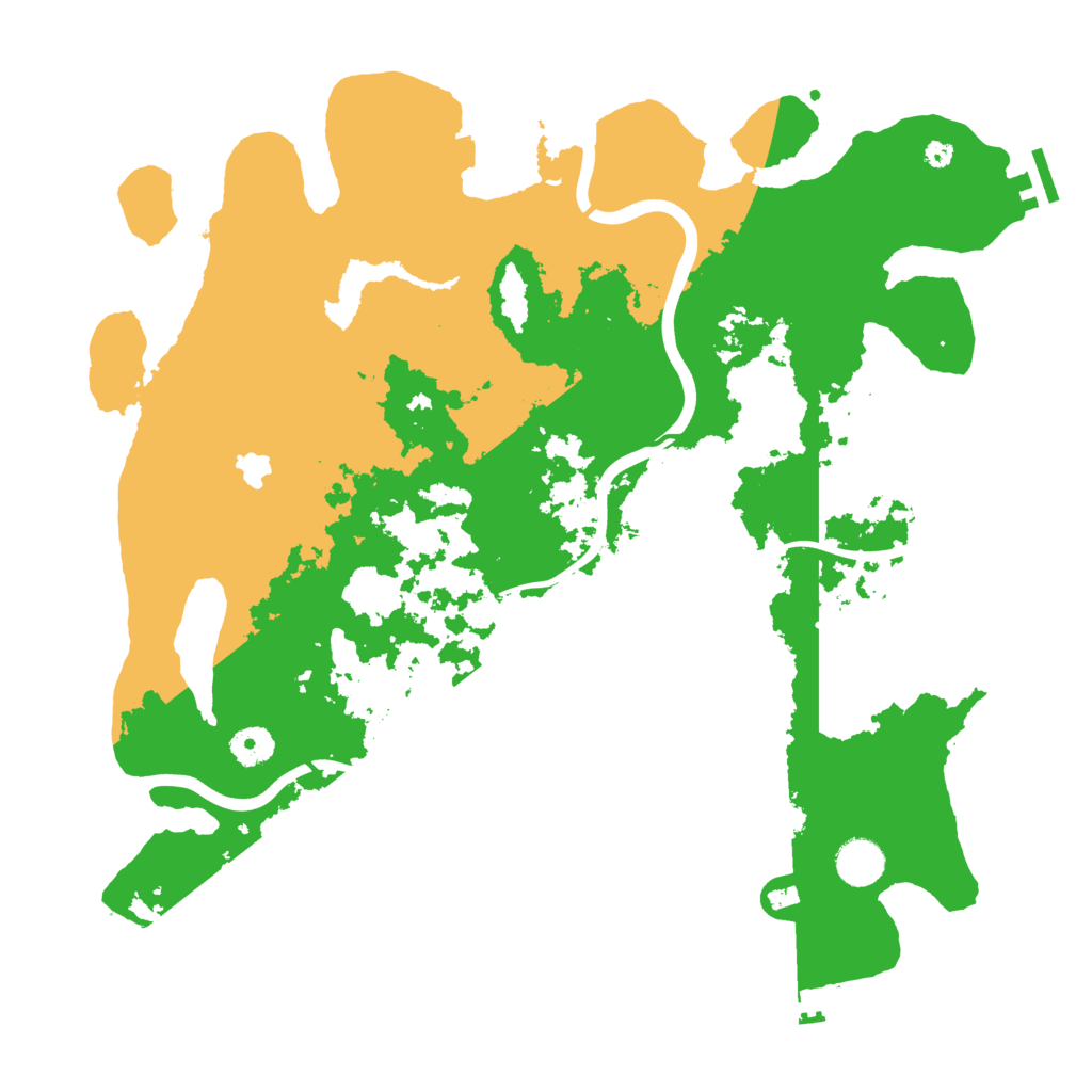 Biome Rust Map: Procedural Map, Size: 4000, Seed: 570827711